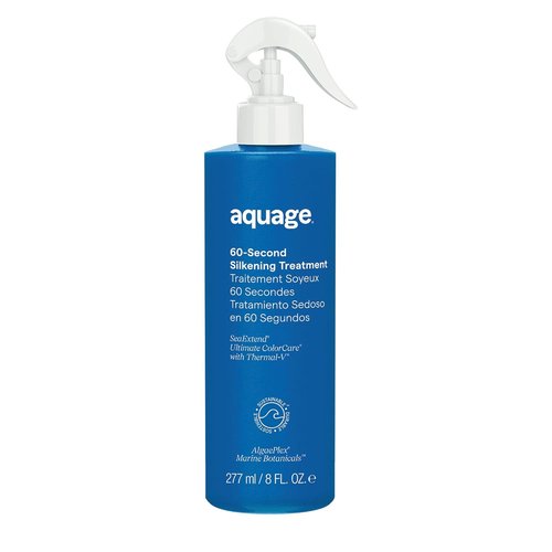 AQUAGE SeaExtend 60 Second Silkening Treatment - Restore Silky Hair with Moisture, 8 oz