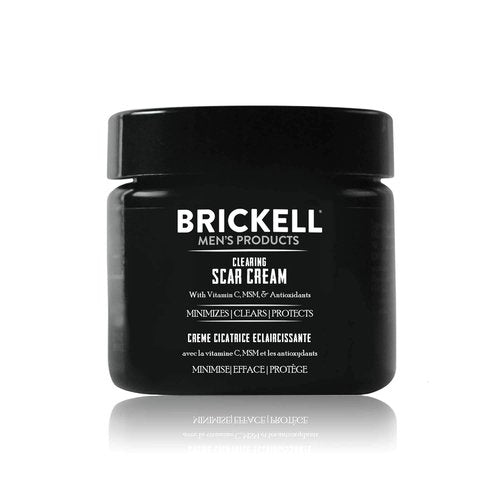 Brickell Men's Scar Cream - Natural & Organic Formula to Reduce Scars & Even Skin Tone | 2 Oz Scented
