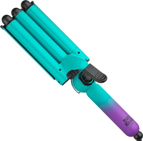 Bed Head Wave Affair Jumbo 3 Barrel Hair Waver - Quick Styling & Serious Hold with Heat Protectant Glove