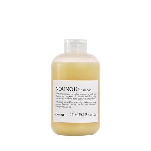 Davines NOUNOU Shampoo - Hydrating Formula for Dry, Damaged Hair with Tomato Extract | 8.45 Fl Oz