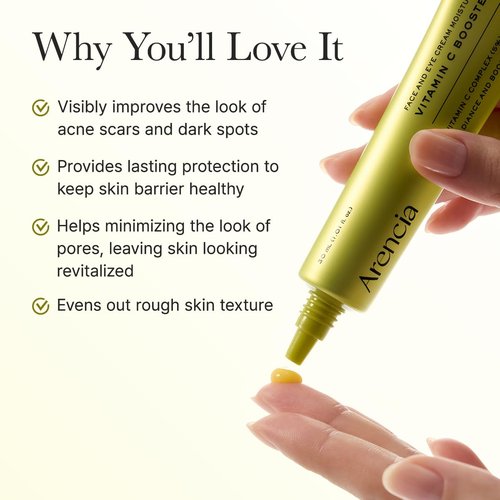 Arencia Vitamin C Booster Shot Serum - Glutathione & Niacinamide for Dark Spots & Fine Lines | 30ml