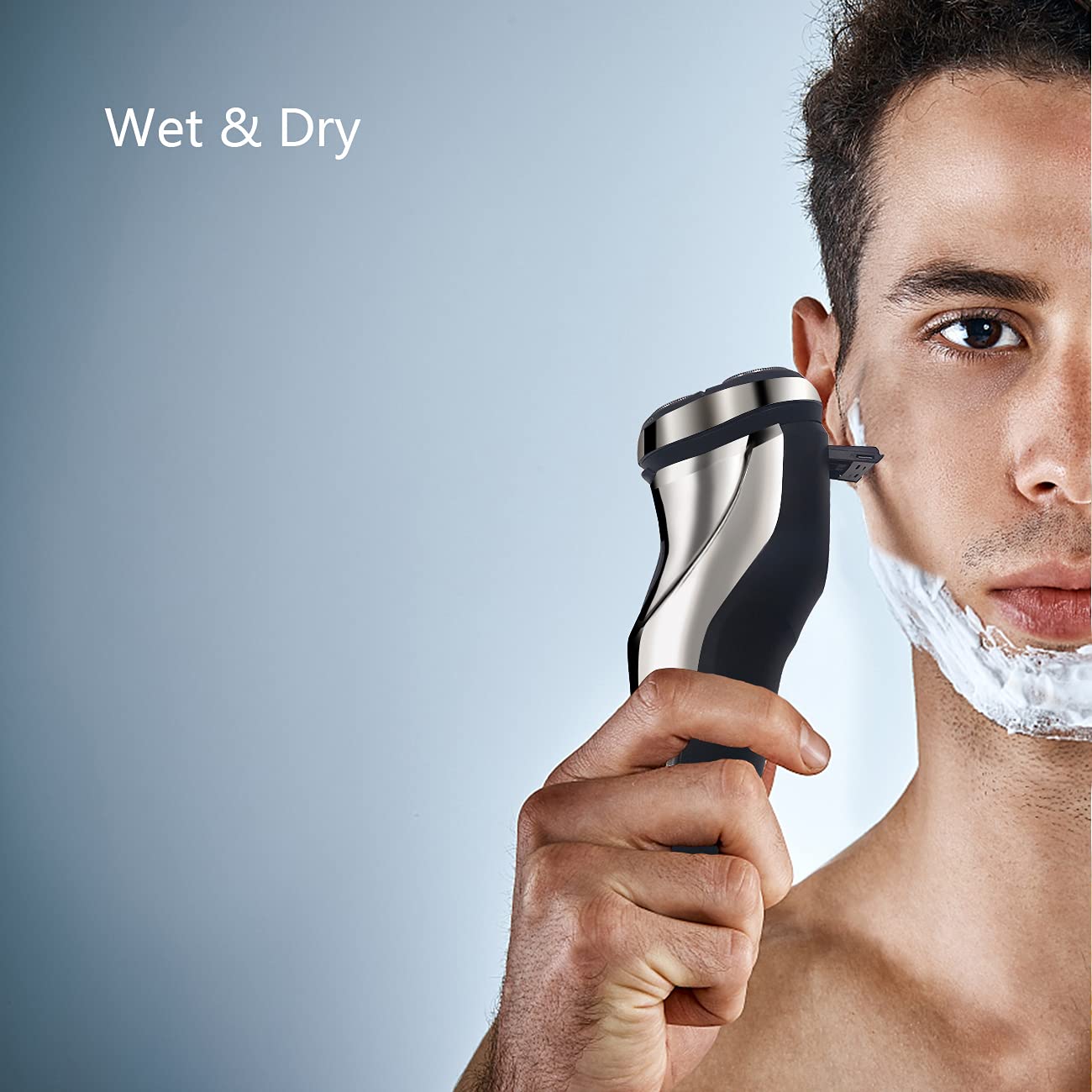 Skiennix Electric Razor for Men - Cordless Waterproof Shaver with Pop-Up Trimmer | USB Rechargeable