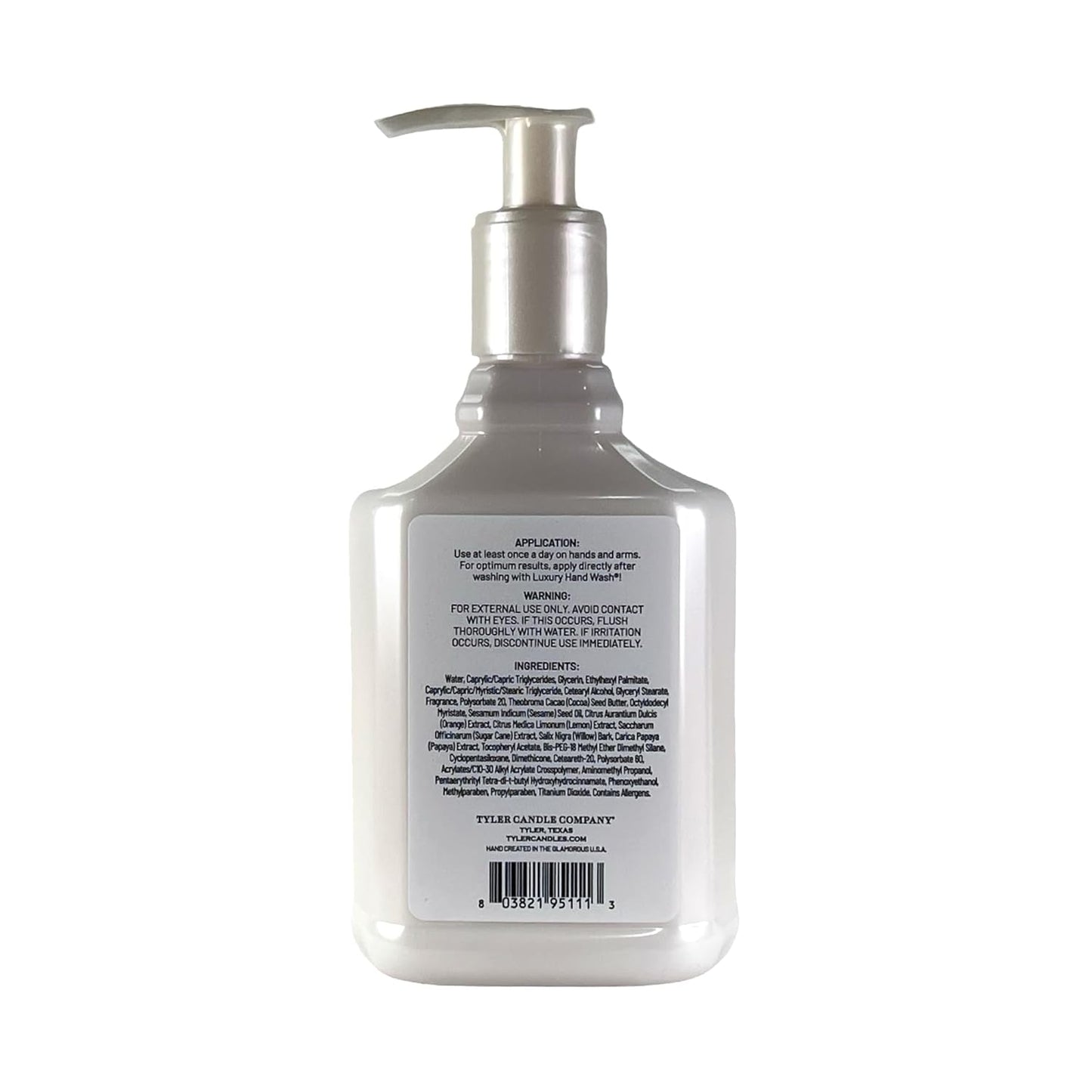 Tyler Luxury Hand Lotion - 8 Oz | Moisturizing Formula for Soft, Smooth Skin