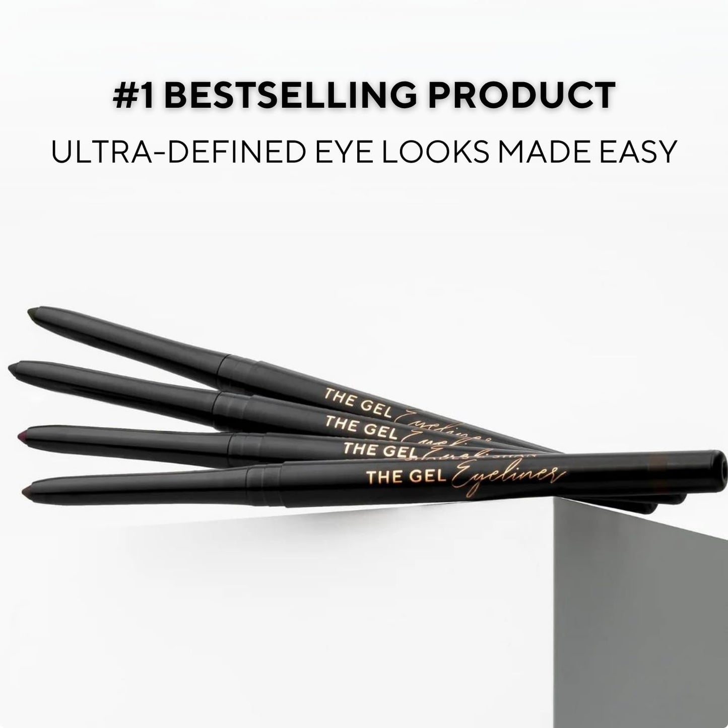 Shades By Shan Gel Eyeliner - Long-Lasting, Smudge-Proof, Vegan Formula in Black Tea