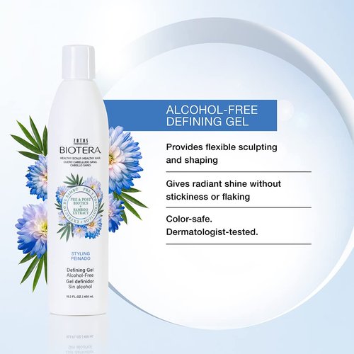 **Biotera Styling Defining Gel - Alcohol-Free Flexible Sculpting & Shaping | Radiant Shine, No Stickiness**
