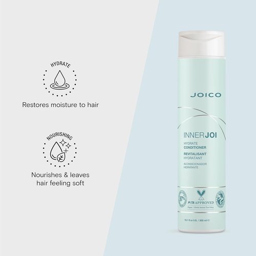 Joico InnerJoi Hydrate Conditioner - Moisturizing Formula for Dry Hair & Scalp | Sulfate & Paraben Free