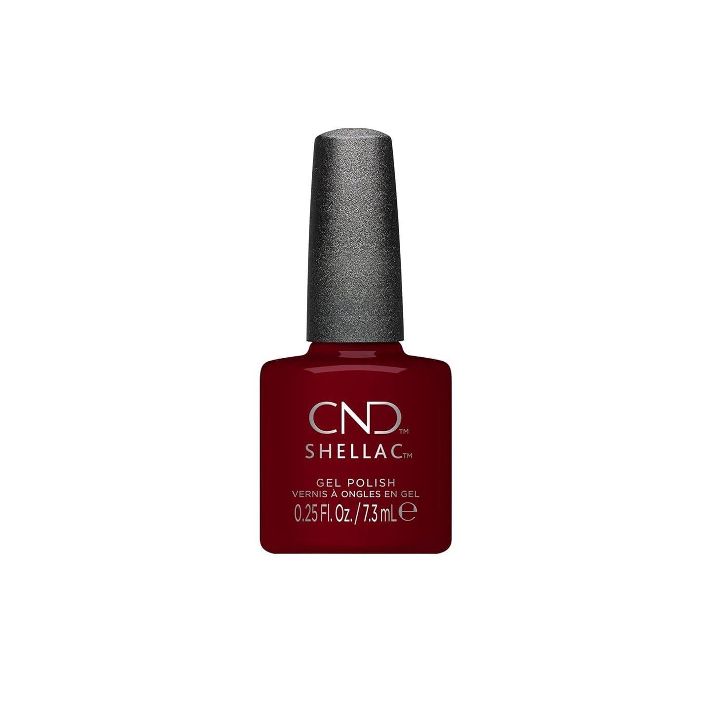 CND Shellac Gel Nail Polish - Long-Lasting Plum/Berry Color with Curve-Hugging Brush | 0.25 fl oz