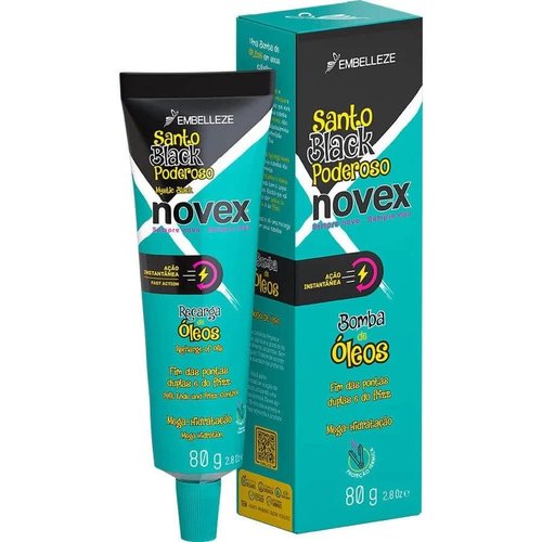 Novex Leave-In Conditioner - Mystic Black | Nourishing Formula for Soft, Manageable Hair (2.8oz)