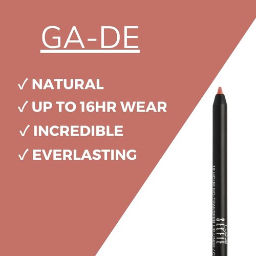 GA-DE Long-Lasting Selfie Lip Liner Pencil - Transfer-Resistant, Creamy Soft Texture - 0.02 oz