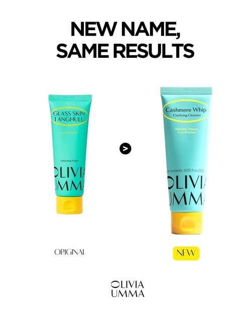 OLIVIAUMMA Cashmere Whip Cleanser - Soft Whipped Korean Face Wash for Glass Skin Glow | 120ml