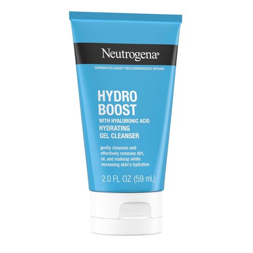 Neutrogena Hydro Boost Face Wash - Hydrating Gel Cleanser with Hyaluronic Acid | 2 fl. oz, 24 Pack