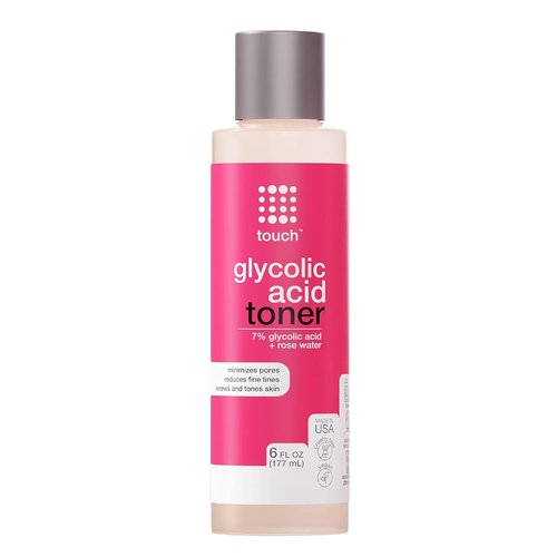 **Regine Switzerland 7% Glycolic Acid Toner - Alcohol & Oil Free Exfoliating AHA with Rose Water & Witch Hazel - 6 oz**