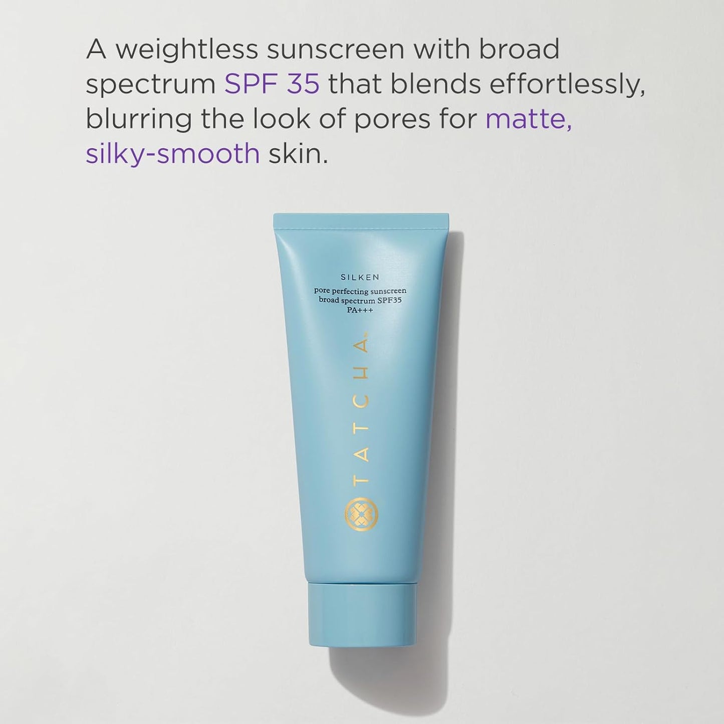 Tatcha Silken Pore Perfecting Sunscreen SPF 35 - Lightweight Matte Finish with UVA/UVB Protection | 60 ml