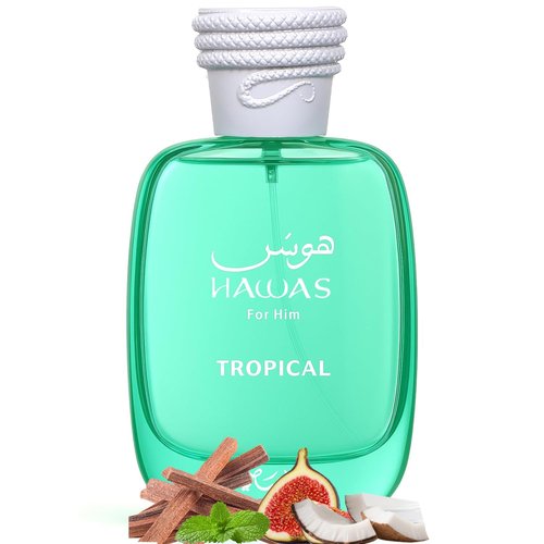 Erimberate Tropical Eau De Parfum Spray for Men, 100ml(3.38 Oz), Premium Arabian Fragrance