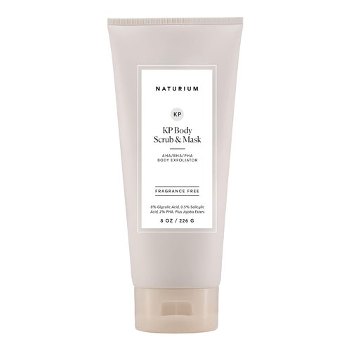 Naturium KP Body Scrub - Exfoliating Bump Eraser & Mask for Keratosis Pilaris, 8 oz