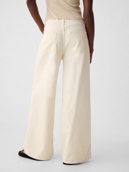 Gap Women's Mid Rise Baggy Denim Jeans - Comfortable Fit | Versatile Style for Everyday Wear