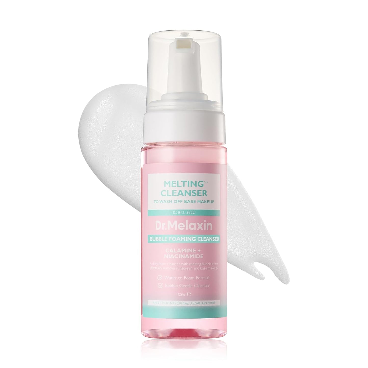 Dr. Melaxin Melting Cleanser - Hypoallergenic Makeup Remover with Quick Bubble, 150ml