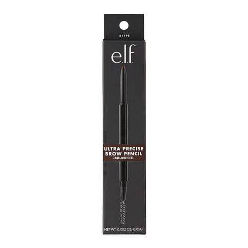e.l.f. Ultra Precise Brow Pencil - Creamy Micro-Slim Formula for Natural-Looking Brows | Brunette, 0.002 Oz