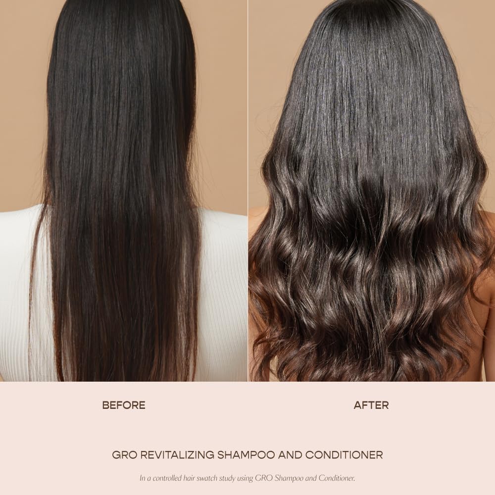 VEGAMOUR GRO Revitalizing Shampoo - Thicker, Fuller Hair Formula with Vegan Keratin | Sulfate-Free, Natural Citrus Scent