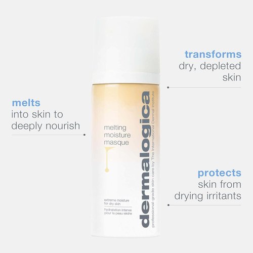 Dermalogica Melting Moisture Masque - Deeply Nourishing & Rehydrating Formula | 1.7 Fl Oz for Healthier Skin