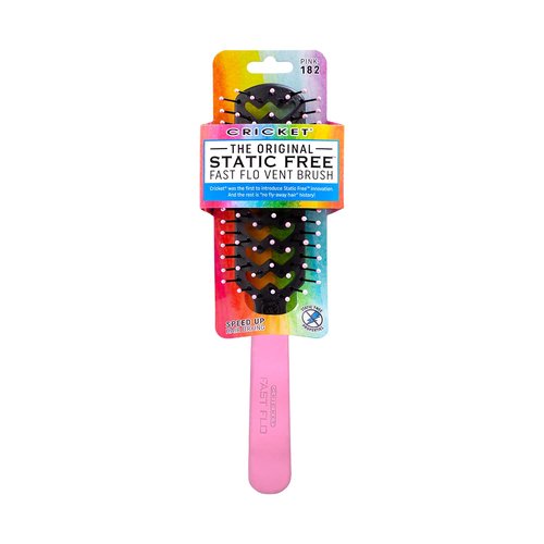 **Cricket Hair Brush - Static-Free Fast Flo Vent for Effortless Blow Drying & Styling | Light Pink**