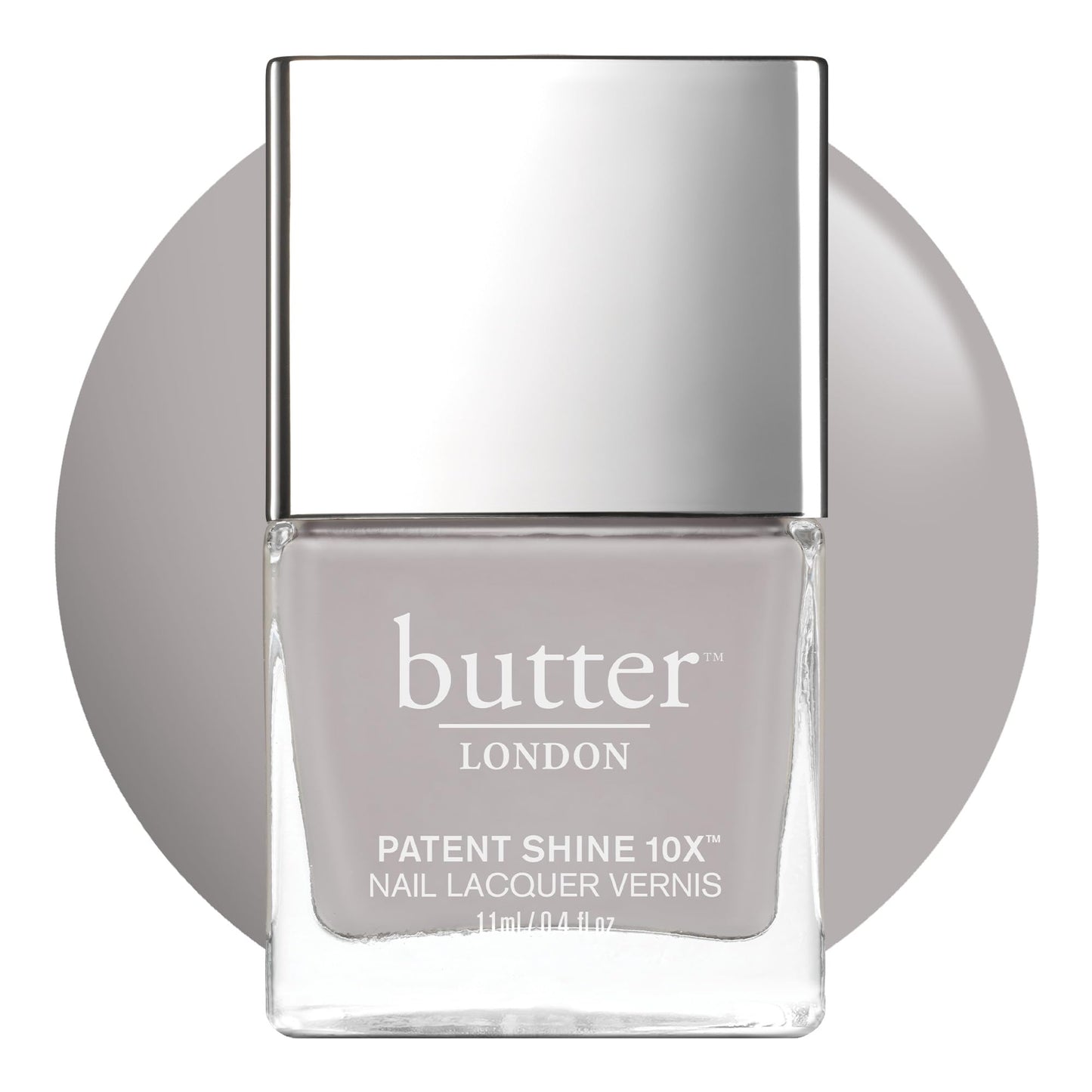 butter LONDON Patent Shine 10X Nail Lacquer, Gel-Like Finish, Chip-Resistant Formula, 10-Free Formula, Cruelty-Free, Polymer Technology, Ta-Ta