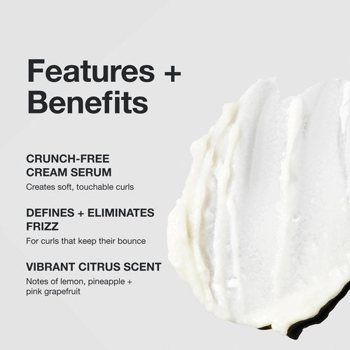 Paul Mitchell Twirl Around Cream Serum, Frizz Control, Touchable Hold, For Curly + Wavy Hair, 5.1 fl. oz