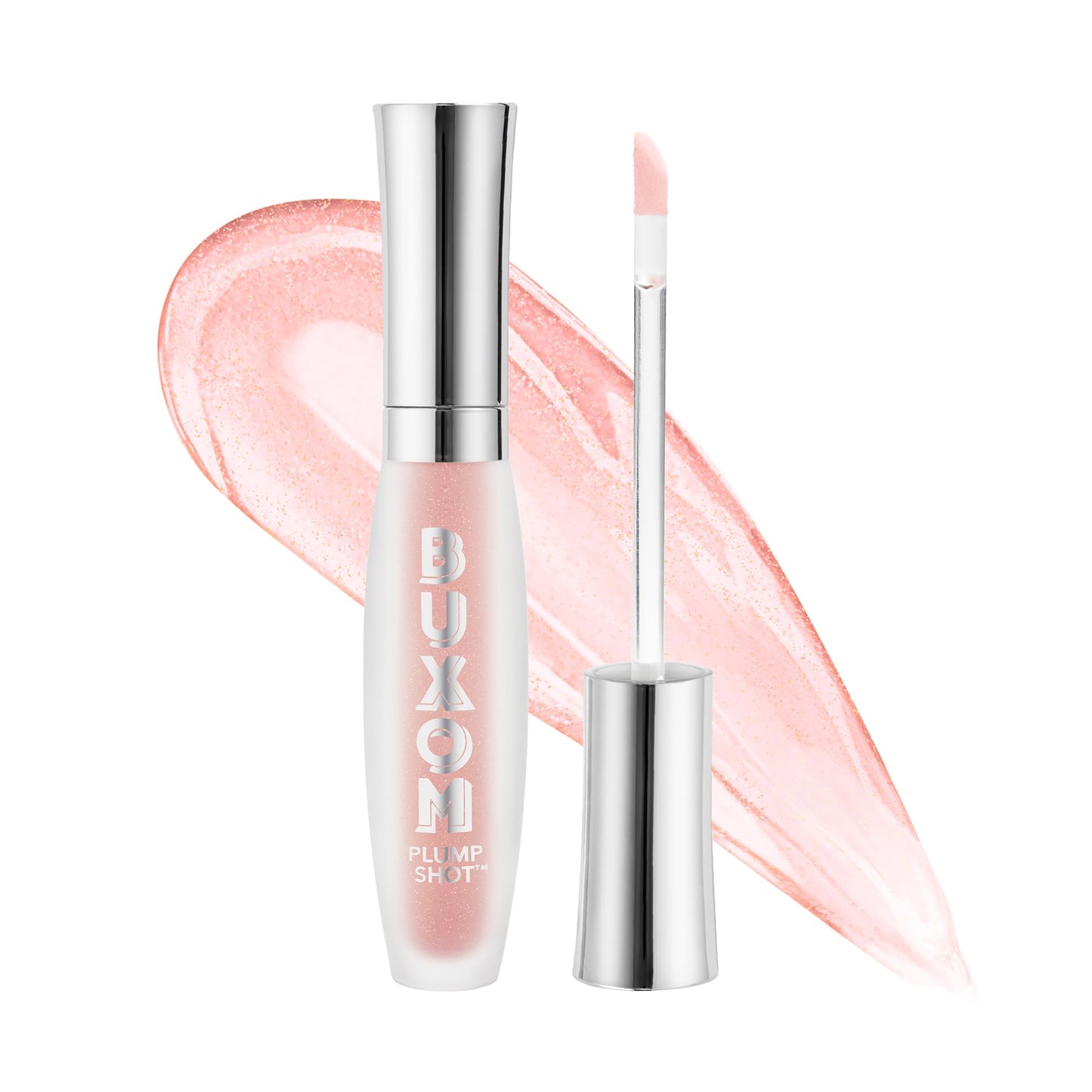Buxom Plump Shot Peptide-Infused Lip Serum, Lip Plumping Gloss, Formulated with Advanced Peptides, Hyaluronic Acid, Avocado & Jojoba Oil
