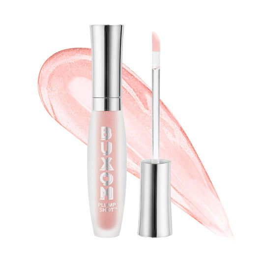 Buxom Plump Shot Peptide-Infused Lip Serum, Lip Plumping Gloss, Formulated with Advanced Peptides, Hyaluronic Acid, Avocado & Jojoba Oil