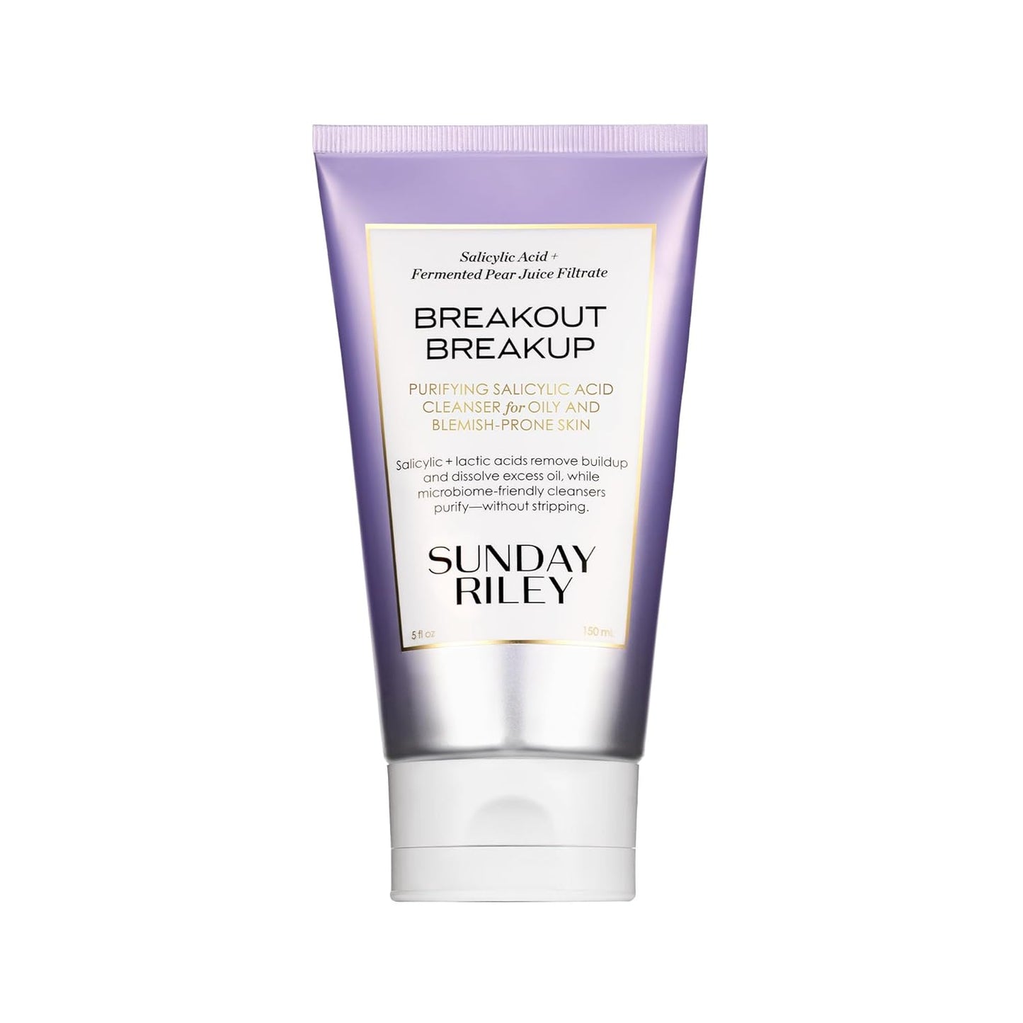 Sunday Riley Salicylic Acid Cleanser - Breakout Breakup Formula for Blemish-Prone Skin