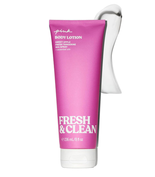 Victoria's Secret Pink Fresh & Clean Hand & Body Lotion - Nourishing Moisture, 8 Oz
