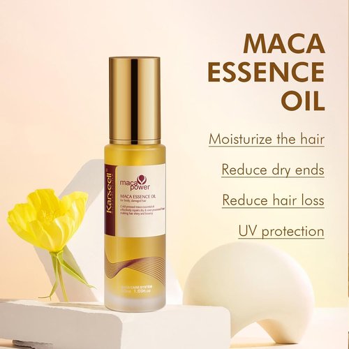 Karseell Moroccan Argan Oil - Cold Pressed Hair Serum for Dry, Damaged Hair | 50ml