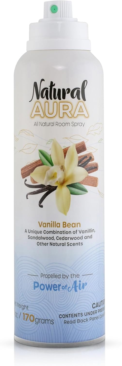 Vanilla Bean Room Spray - 100% Plant-Based Aromatherapy - Non-Toxic & Safe for Kids and Pets - 6 oz.