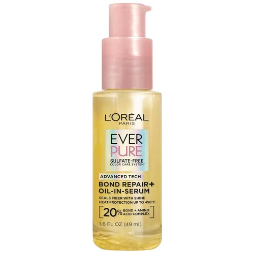 L'Oreal Paris Bond Repair+ Hair Oil-in-Serum - Heat Protectant for Damaged Color-Treated Hair | 1.6 Fl Oz
