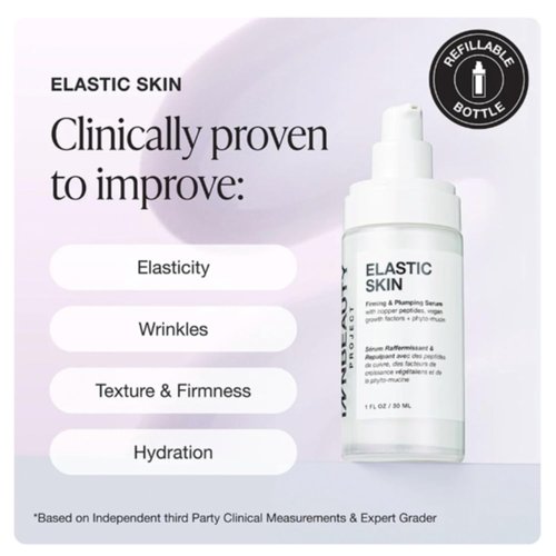 INNBEAUTY Project Elastic Skin Firming Serum - Plumping Growth Factor with Copper Peptides, 1 Oz