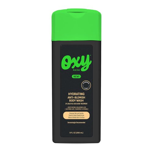 Oxy Acne Body Wash - 2% Salicylic Acid for Teens | Hydrating & Fast-Acting Acne Treatment, 9 fl oz