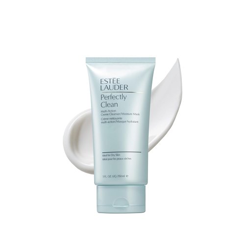 Estée Lauder Perfectly Clean Face Wash & Moisture Mask - Hydrating Formula for Dry Skin, 5 Oz