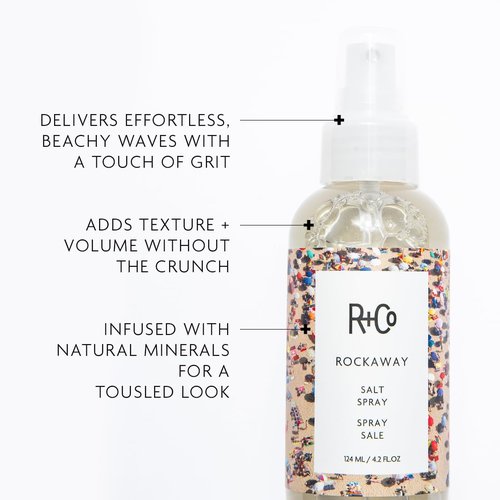 R+Co Rockaway Salt Spray - Adds Volume & Texture for Effortless Beachy Waves
