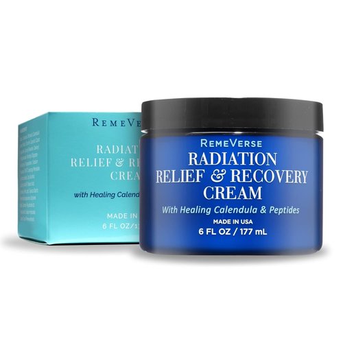 RemeVerse Radiation Cream - Unscented Hydrating Formula with Hyaluronic Acid & Peptides | 6 fl oz