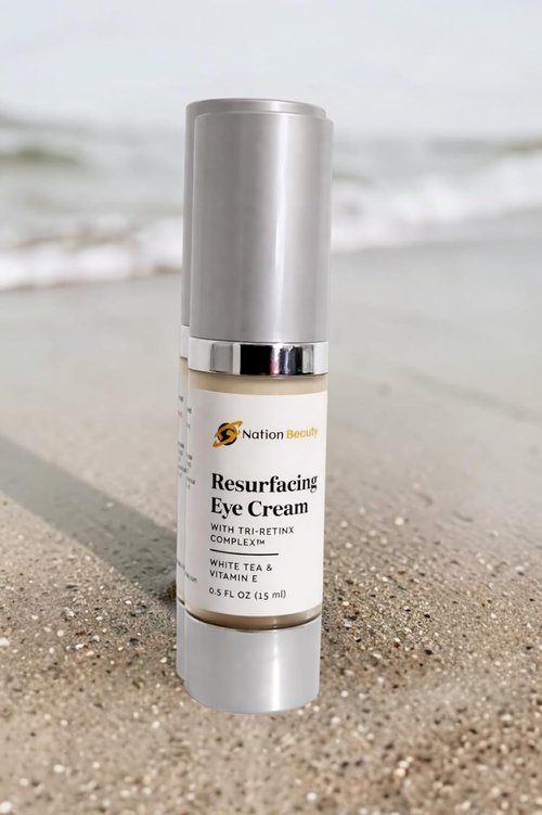 Nation Beauty Resurfacing Eye Cream - Tri-RetinX Complex for Powerful Anti-Aging Benefits