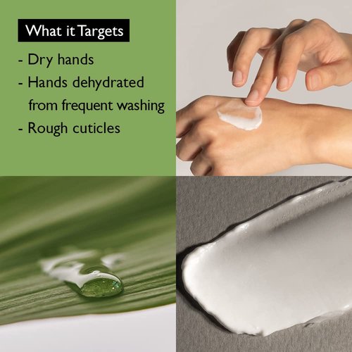 HARUHARU wonder Black Bamboo Nourishing Calming Hand & Nail Cream, Deep Nourishing, Cracked Hands, Softens Cuticles, Non-Greasy, Murumuru Butter, Vegan, Cruelty-Free, Korean Skincare, 1.69 fl.oz