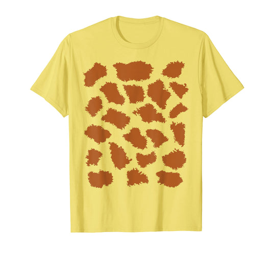 Giraffe Print Trick or Treat Animal Halloween Costume T-Shirt