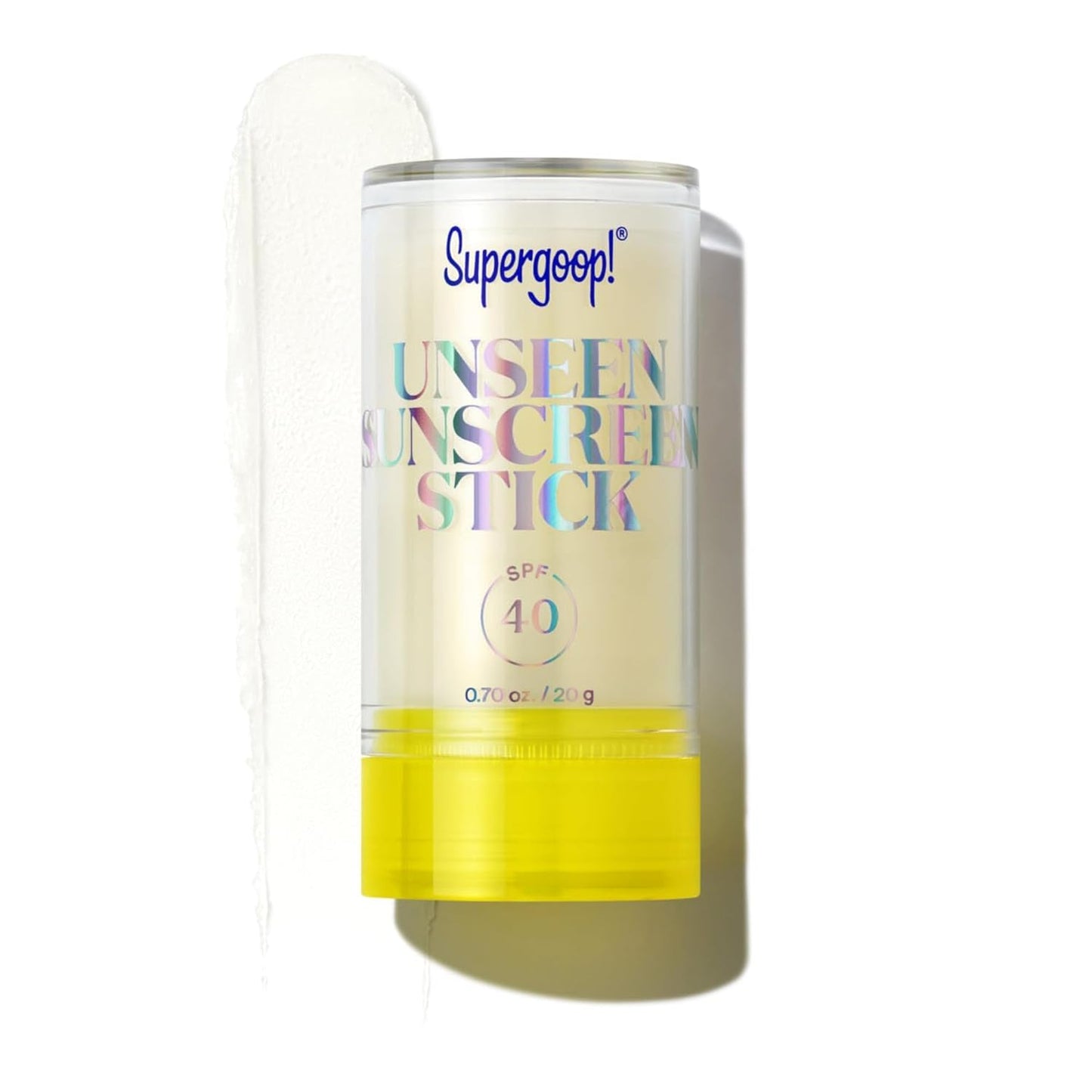 Supergoop! Unseen Sunscreen Stick - SPF 40 - Clear & Invisible Sun Protection - 0.7 fl oz