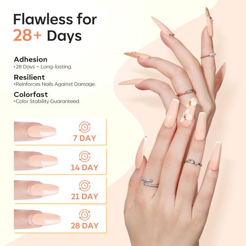 Modelones Acrylic Powder - 4.23oz Cover Nude Blush for Professional 3D French Nail Extensions & Carving