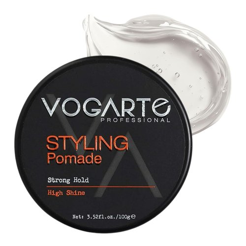 Regine Switzerland Hair Styling Pomade - Strong Hold & Medium Shine, Water-Based, 3.52 oz