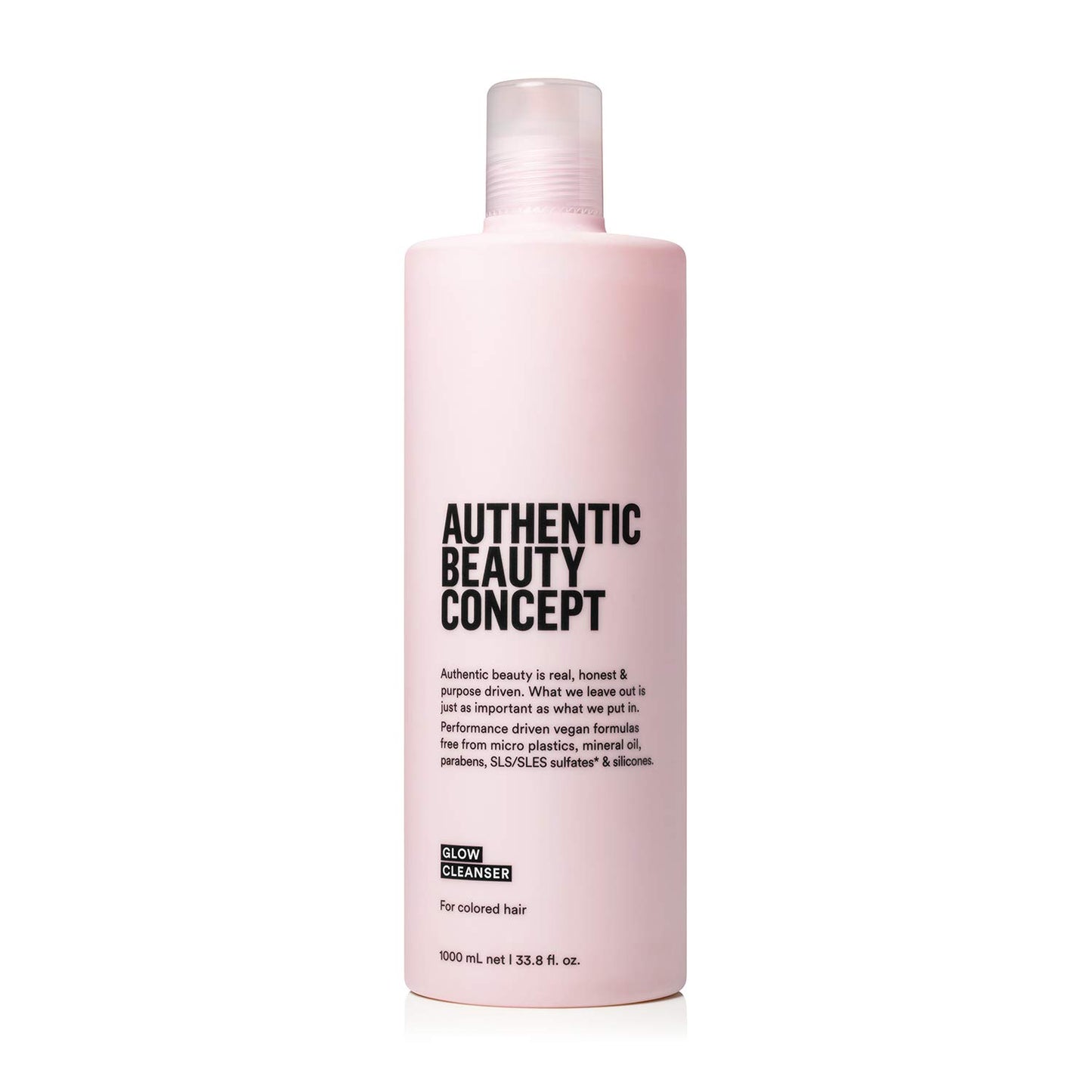 Authentic Beauty Concept Glow Cleanser | Cleansing Shampoo for Color Treated Hair | Color-Preserving | Moisturizes Colored Hair | Vegan & Cruelty-free | Sulfate-free | 33.8 fl. oz.