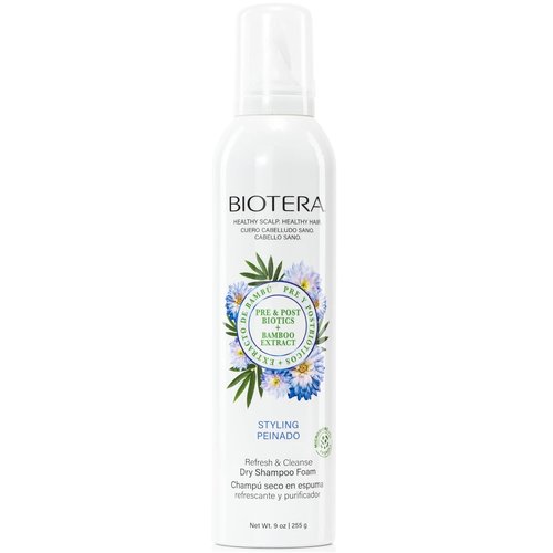 Biotera Refresh & Cleanse Dry Shampoo Foam - Oily Scalp Solution | Vegan, Paraben-Free | 9 Fl Oz