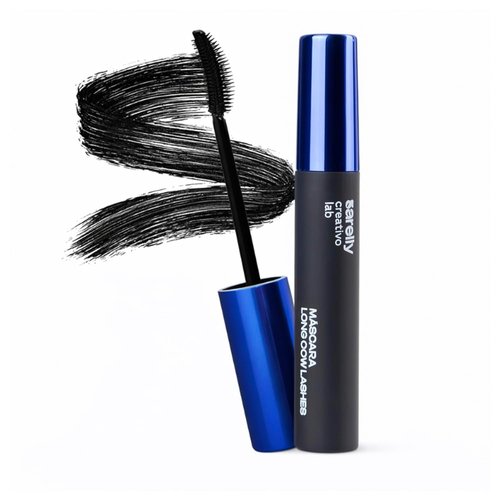 SARELLY Cow Lashes Mascara - Waterproof Volumizing & Lengthening Formula | Vegan & Cruelty-Free