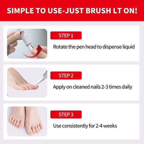 Regine Switzerland Toenail Fungus Treatment Pen - Extra Strength Nail Repair with Tea Tree Oil | 3-Pack for Discolored & Thick Nails