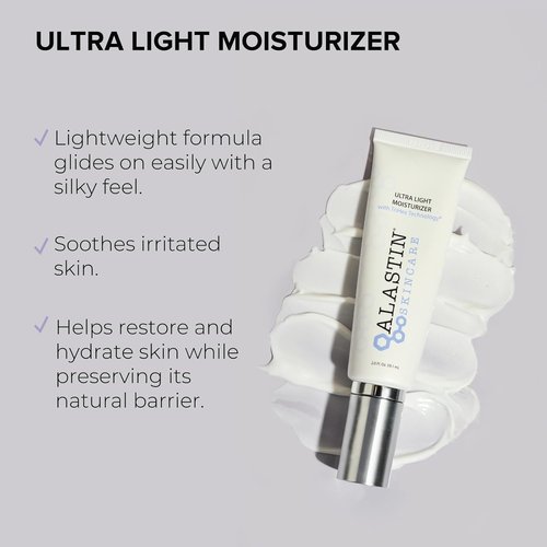 ALASTIN Skincare Ultra Light Daily Face Moisturizer - Hydrating Anti-Aging Cream (2 oz)